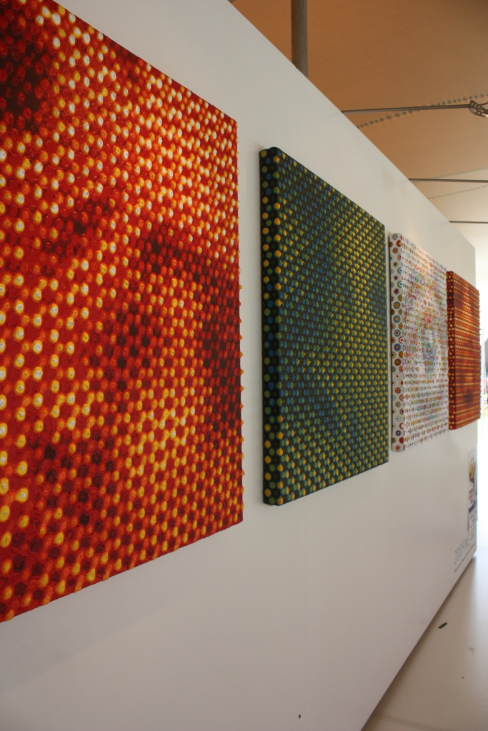 Official FIFA artwork by Gavin Rain for Soccer World Cup 2010